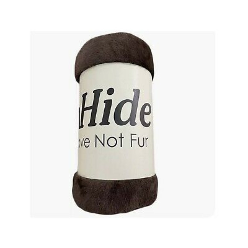 Unhide Lil' Marsh Small Blanket in Chocolate Brown